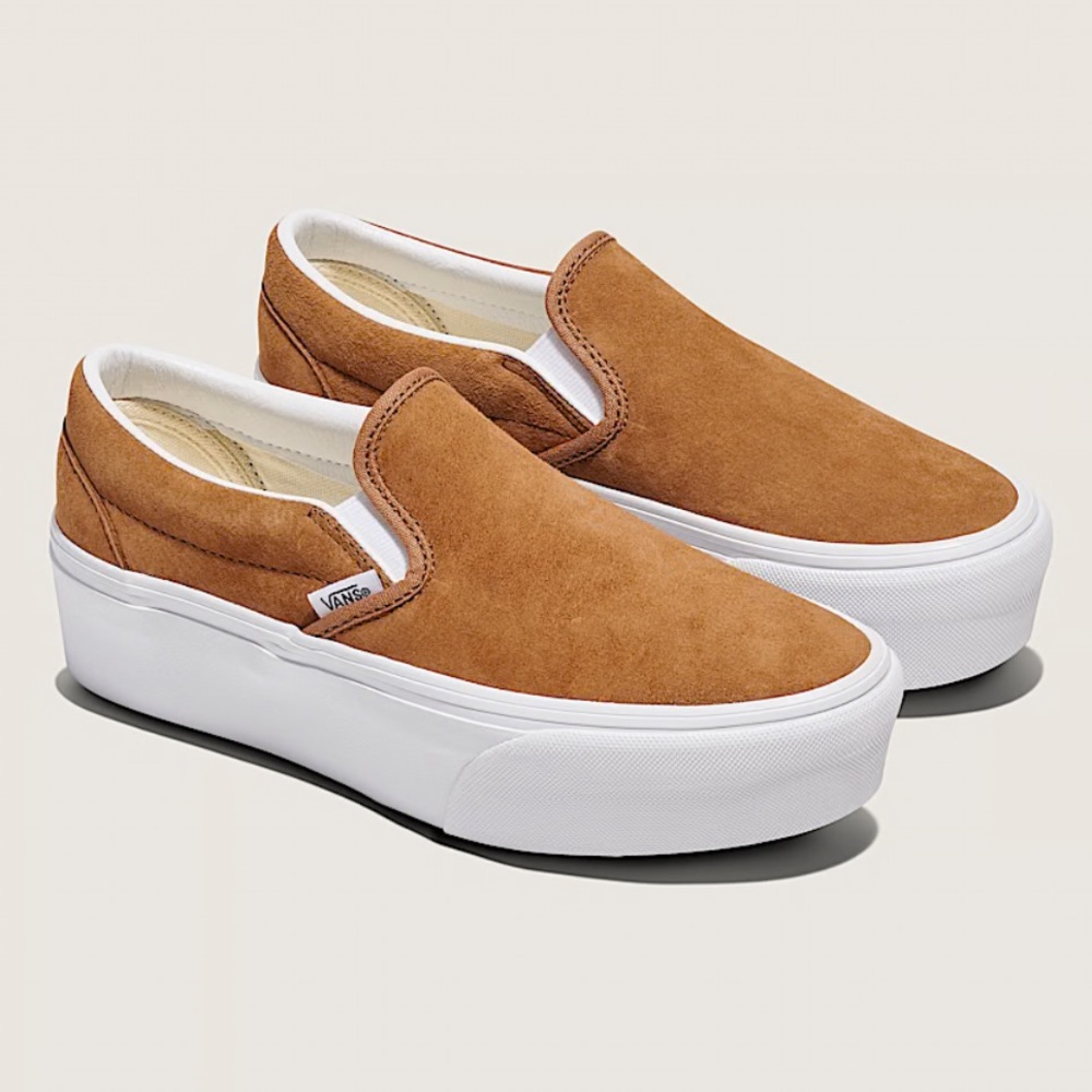 Vans Classic Slip-On Platform Shoes